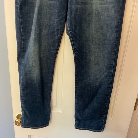 Lucky Brand 121 Slim Straight Jeans Dark Wash Blue Mens Size 38 x 30 - Picture 3 of 11